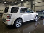 2011 Mercury Mariner Premier White vin: 4M2CN9HGXBKJ00760