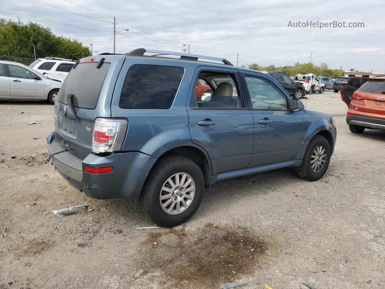 2011 Mercury Mariner Premier Teal vin: 4M2CN9HGXBKJ01522