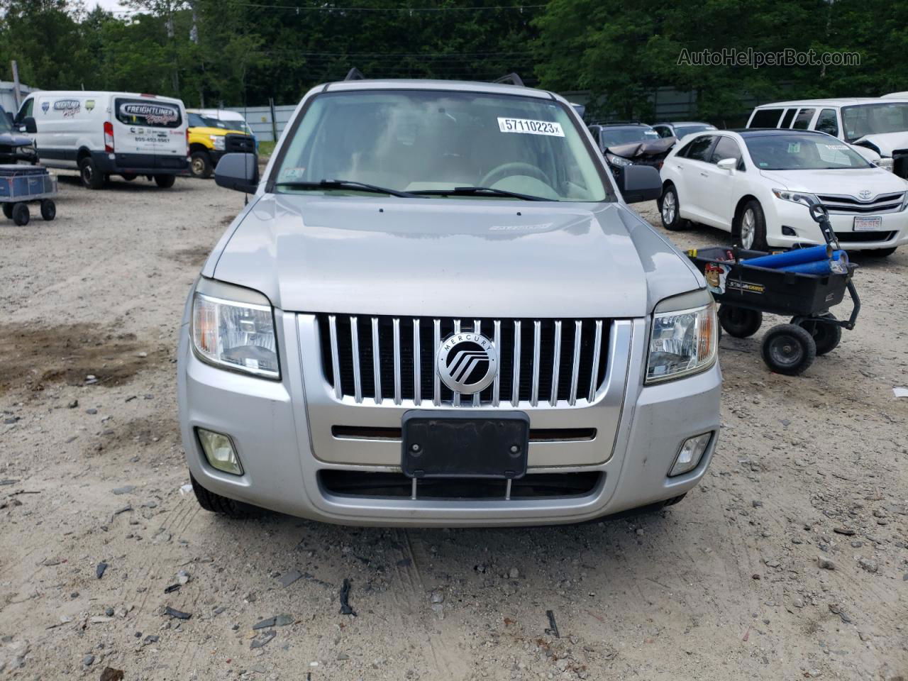 2008 Mercury Mariner Hev Серебряный vin: 4M2CU29H08KJ33308