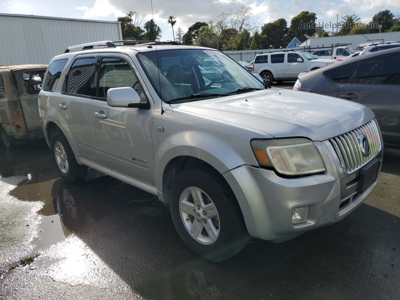 2008 Mercury Mariner Hev Silver vin: 4M2CU29H38KJ50006