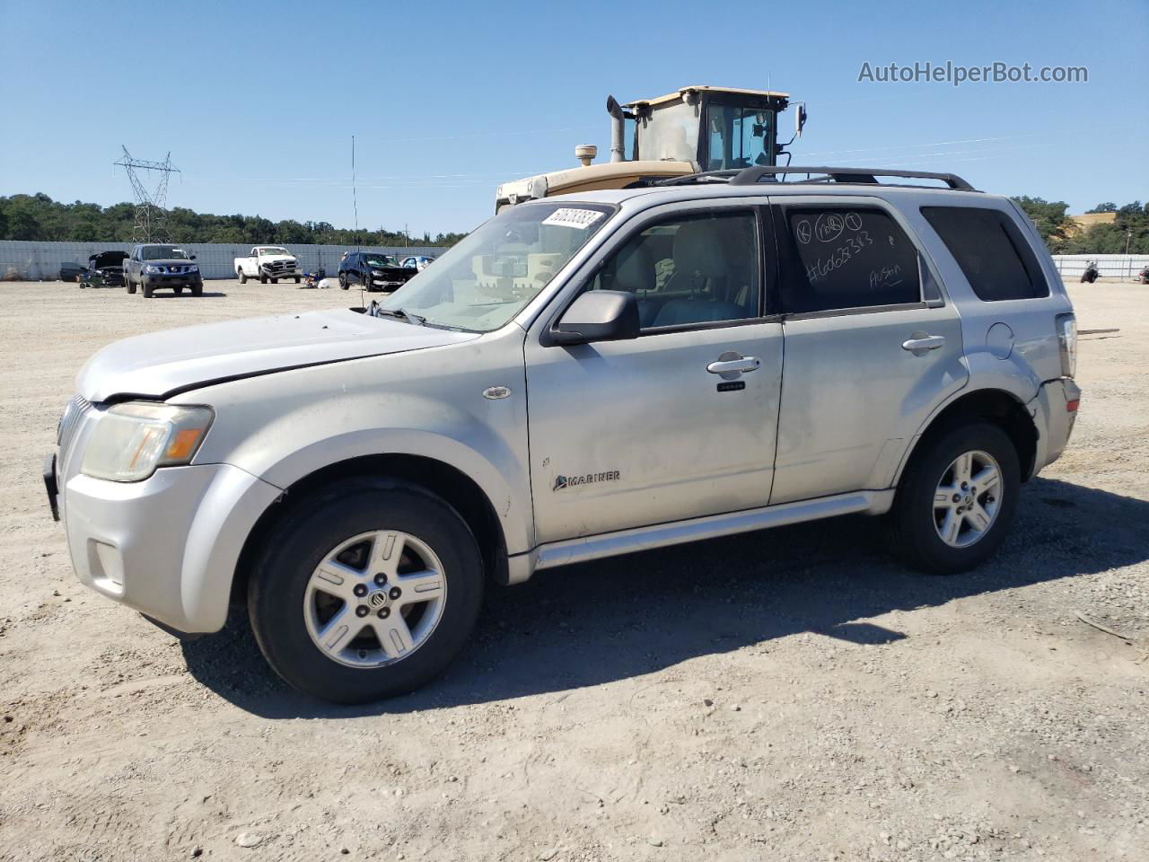 2008 Mercury Mariner Hev Silver vin: 4M2CU29H48KJ25888