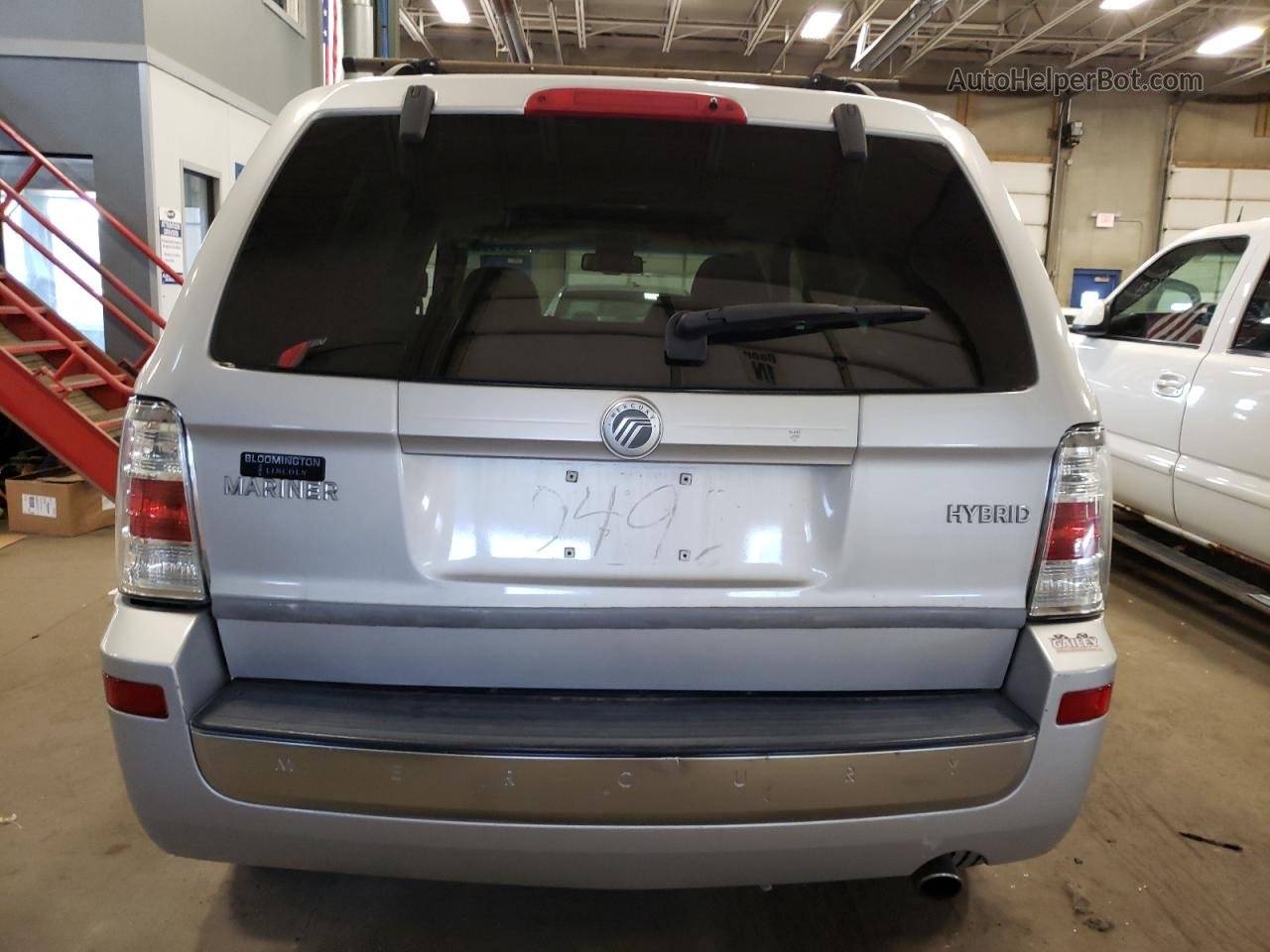 2008 Mercury Mariner Hev Silver vin: 4M2CU29H78KJ49943