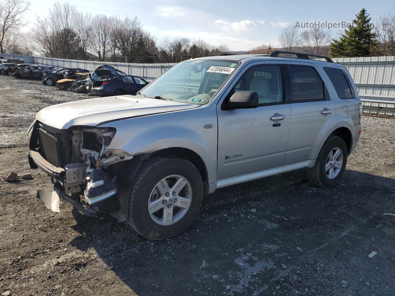 2008 Mercury Mariner Hev White vin: 4M2CU29H88KJ25845