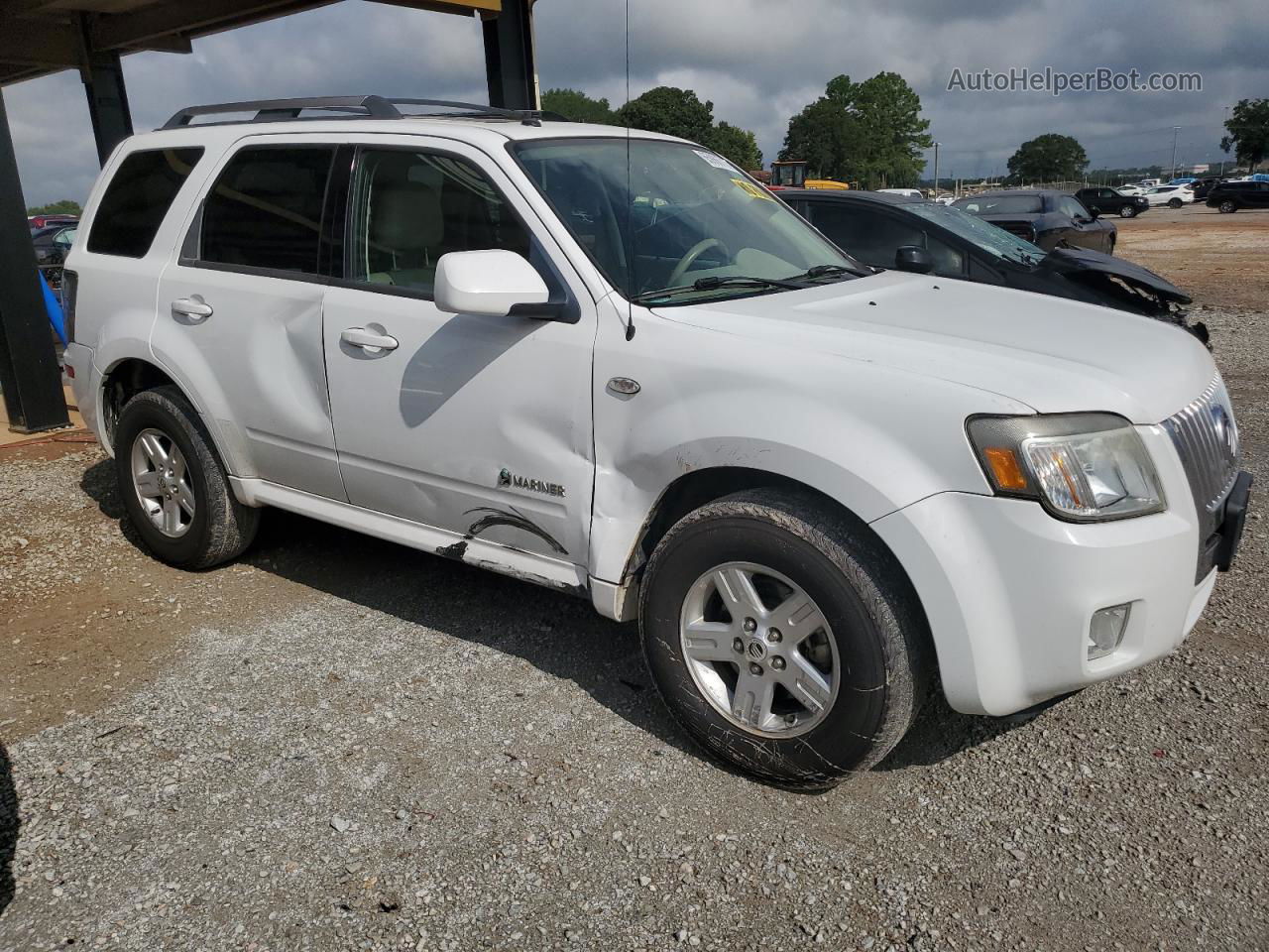 2008 Mercury Mariner Hev White vin: 4M2CU29HX8KJ33784