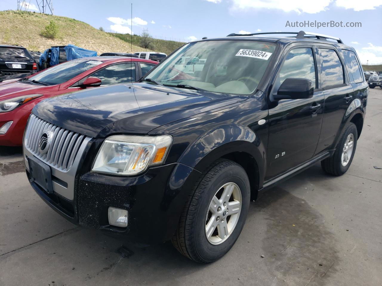 2008 Mercury Mariner Hev Black vin: 4M2CU39H28KJ31999