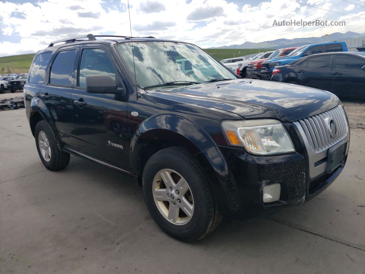 2008 Mercury Mariner Hev Black vin: 4M2CU39H28KJ31999