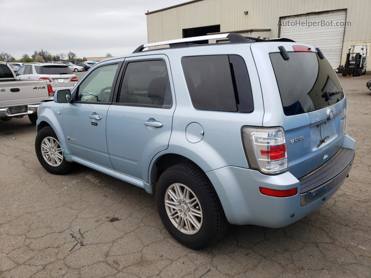 2008 Mercury Mariner Hev Синий vin: 4M2CU39H38KJ37536