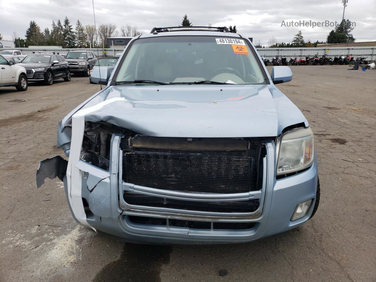 2008 Mercury Mariner Hev Blue vin: 4M2CU39H38KJ37536