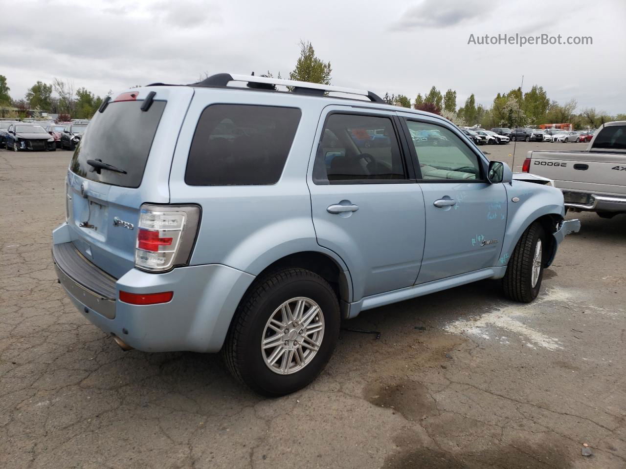 2008 Mercury Mariner Hev Blue vin: 4M2CU39H38KJ37536