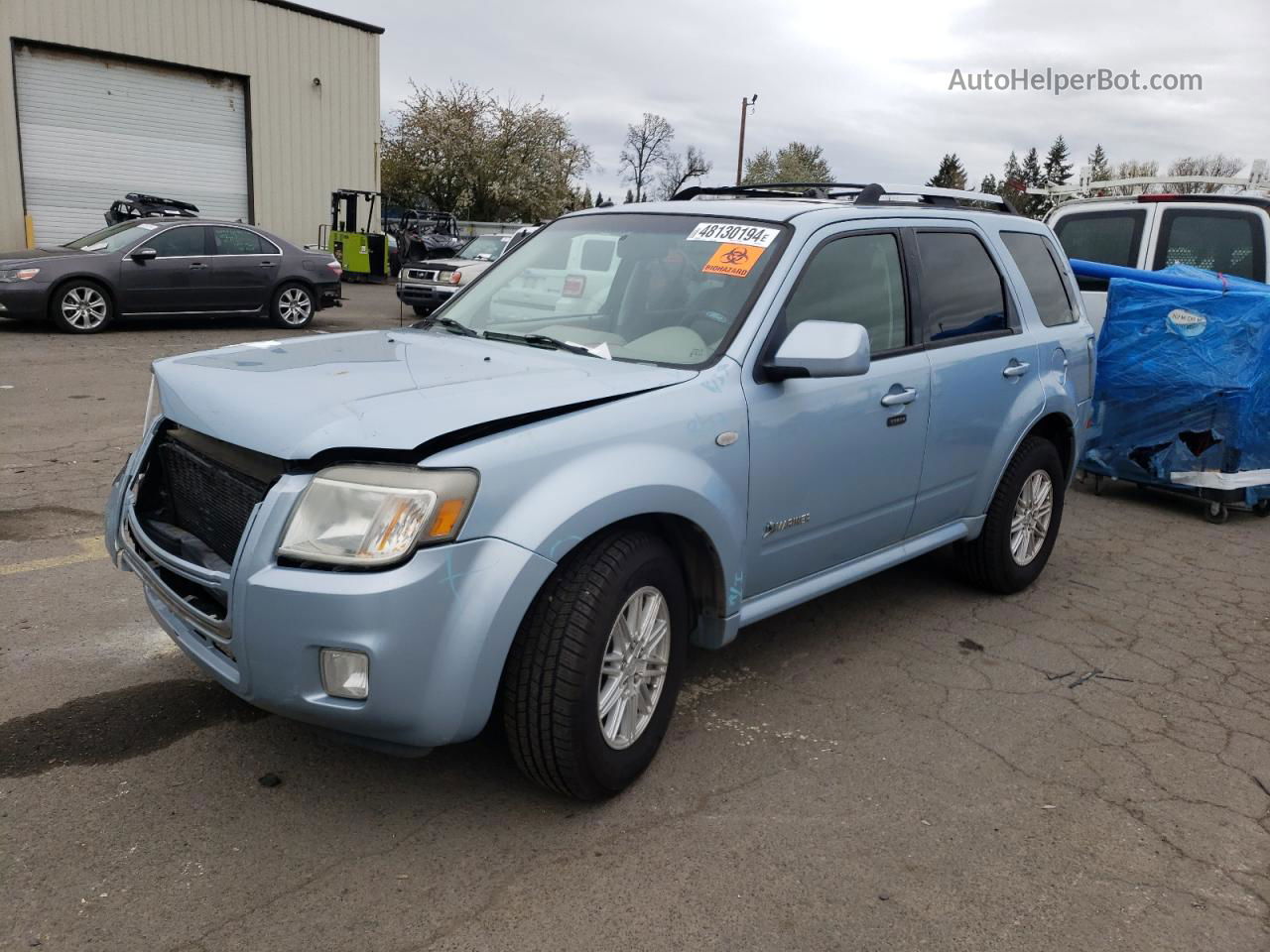 2008 Mercury Mariner Hev Blue vin: 4M2CU39H38KJ37536