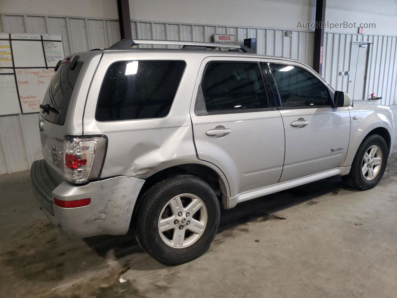 2008 Mercury Mariner Hev Silver vin: 4M2CU39H98KJ39047