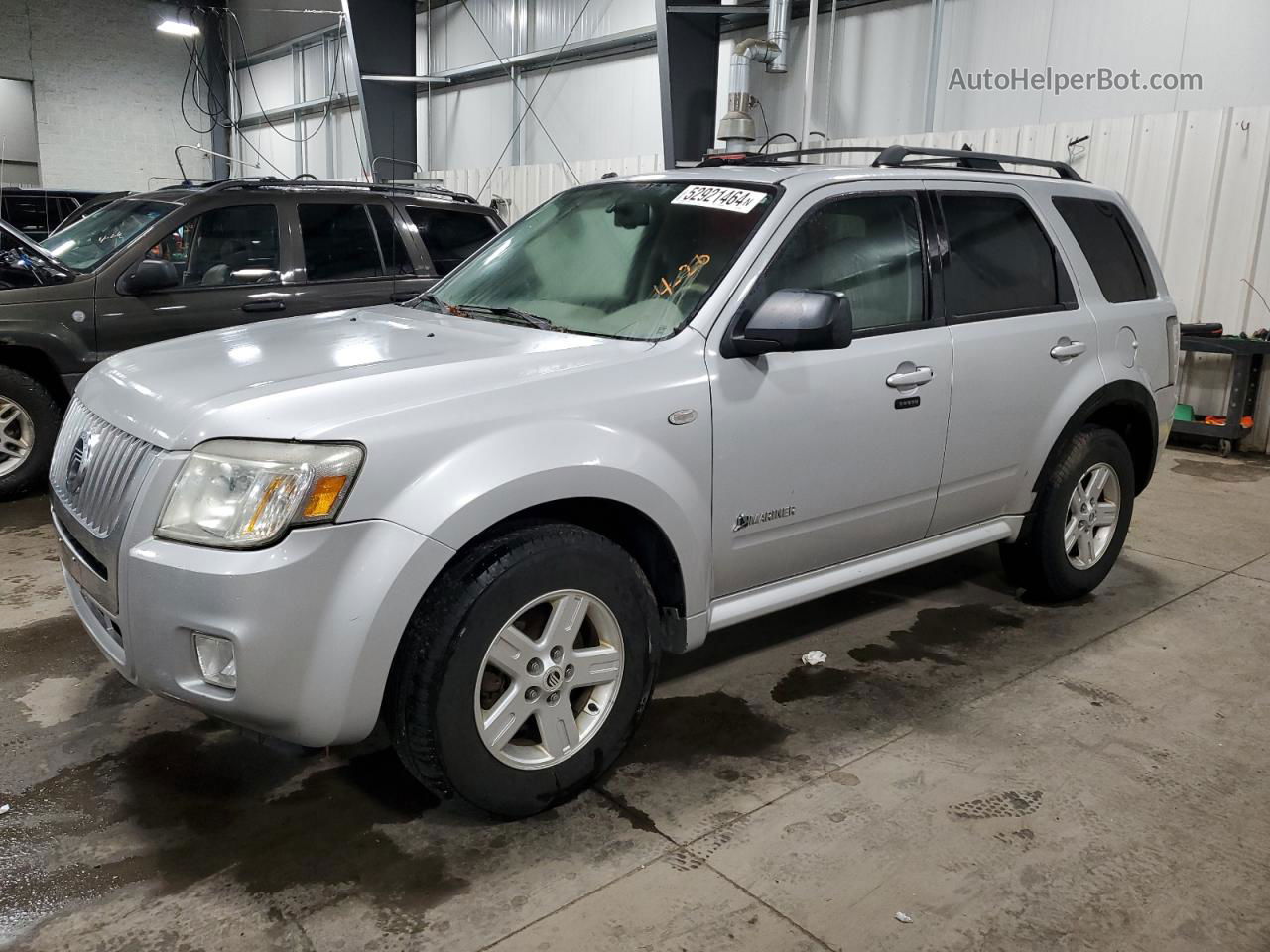 2008 Mercury Mariner Hev Серебряный vin: 4M2CU39HX8KJ43320