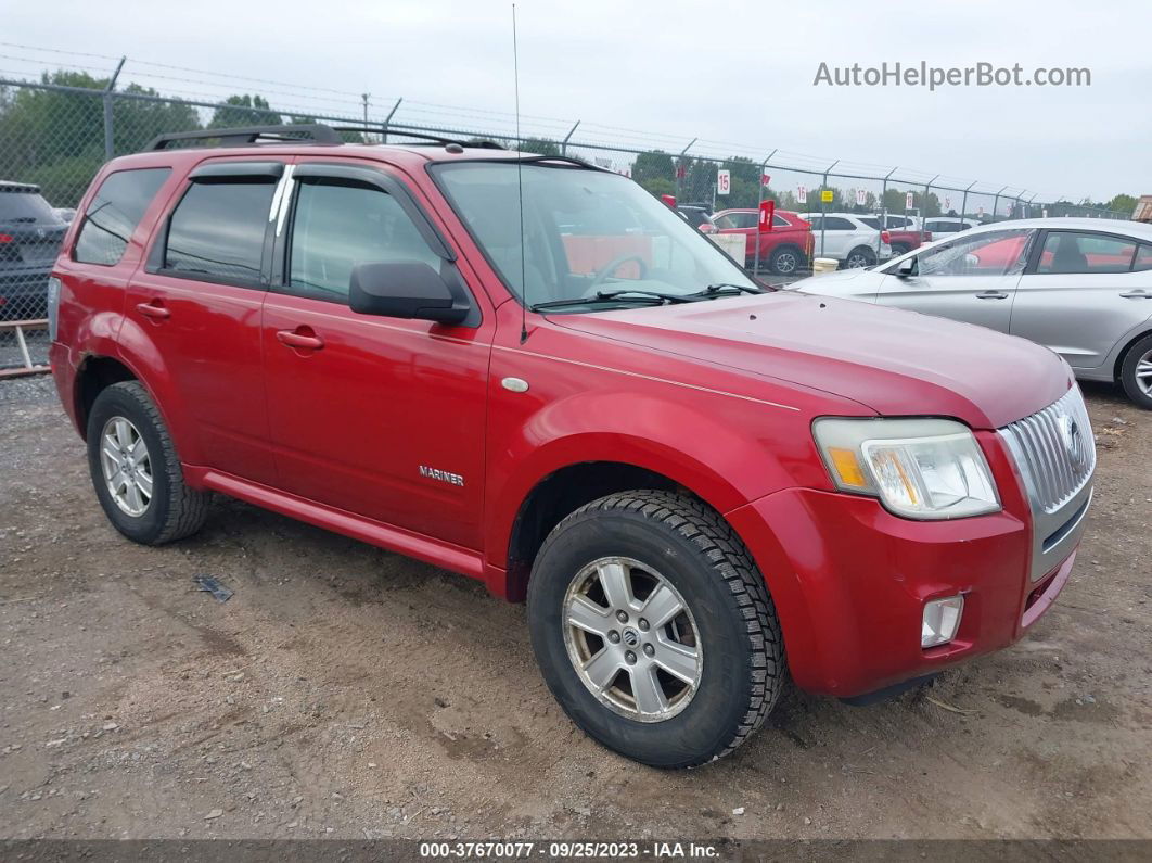 2008 Mercury Mariner   Red vin: 4M2CU81128KJ01235