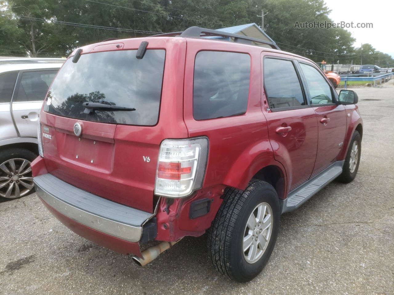 2008 Mercury Mariner  Red vin: 4M2CU81128KJ23915