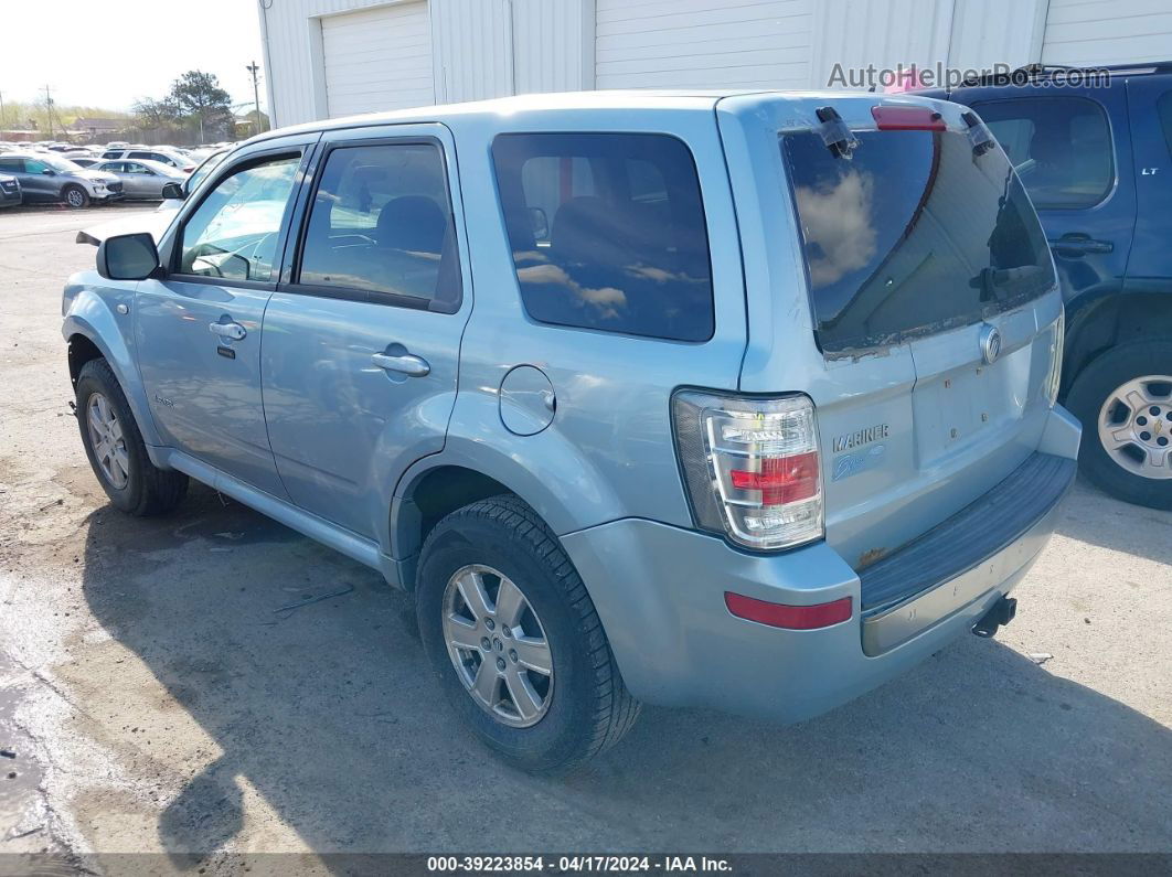 2008 Mercury Mariner V6 Light Blue vin: 4M2CU81138KJ52436