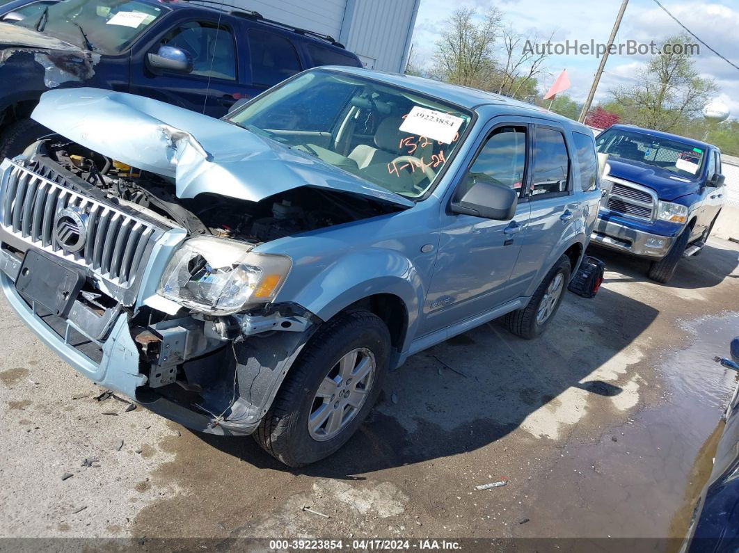 2008 Mercury Mariner V6 Light Blue vin: 4M2CU81138KJ52436