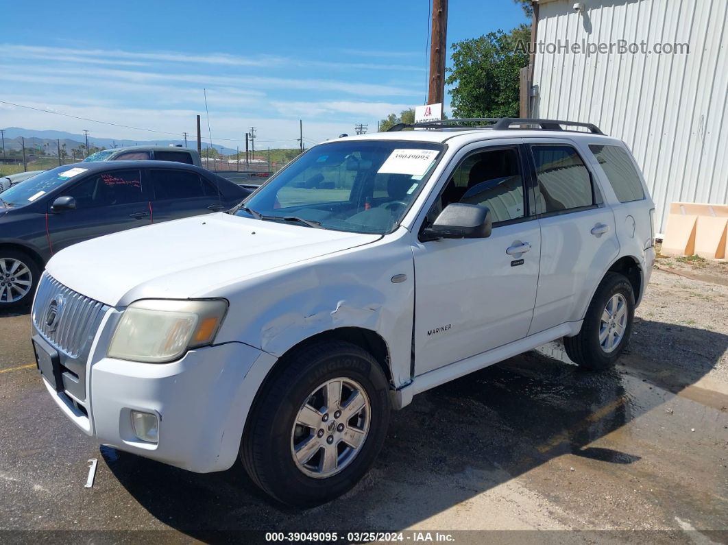 2008 Mercury Mariner V6 Белый vin: 4M2CU81148KJ23303