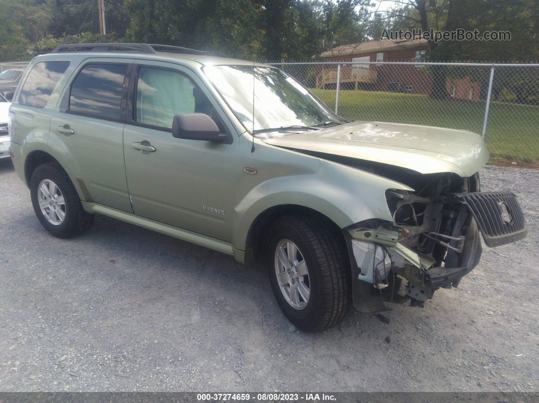 2008 Mercury Mariner   Зеленый vin: 4M2CU81158KJ02010