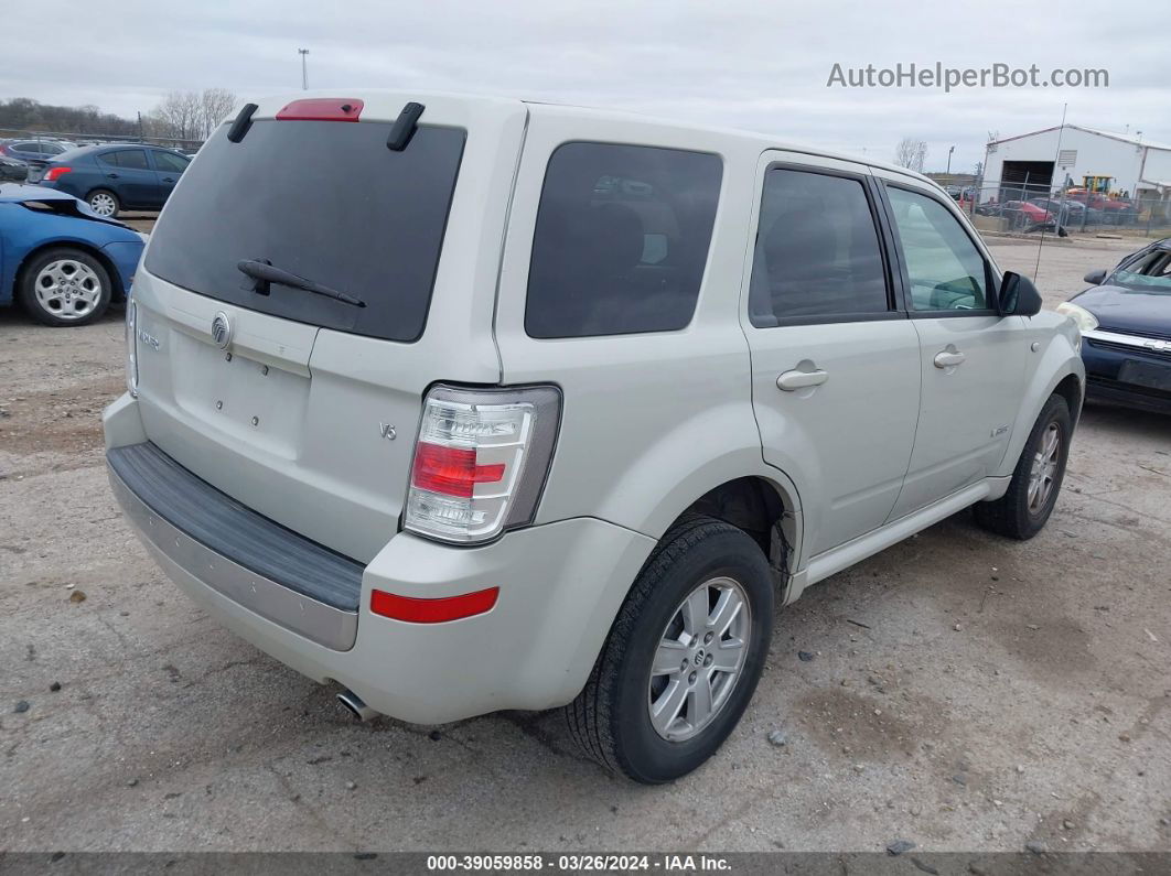 2008 Mercury Mariner V6 Cream vin: 4M2CU81158KJ49232