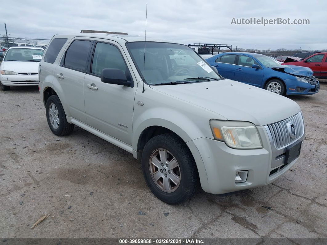 2008 Mercury Mariner V6 Cream vin: 4M2CU81158KJ49232