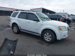 2008 Mercury Mariner   White vin: 4M2CU81168KJ27479