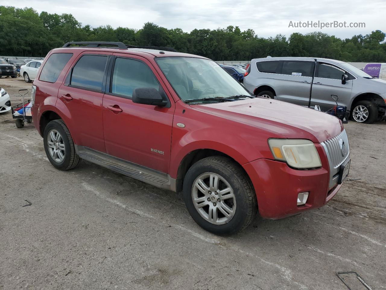 2008 Mercury Mariner  Red vin: 4M2CU81168KJ48994