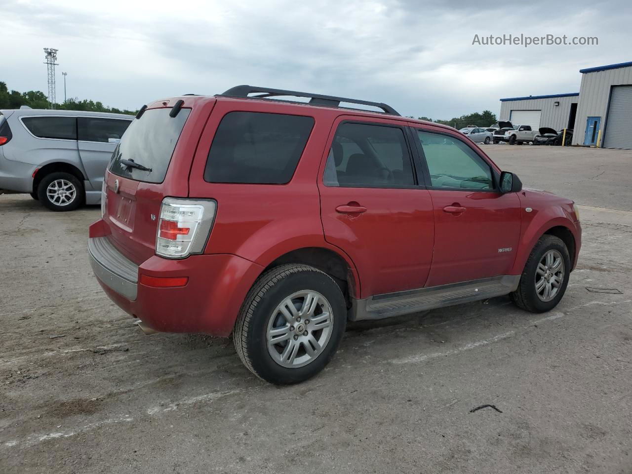 2008 Mercury Mariner  Red vin: 4M2CU81168KJ48994