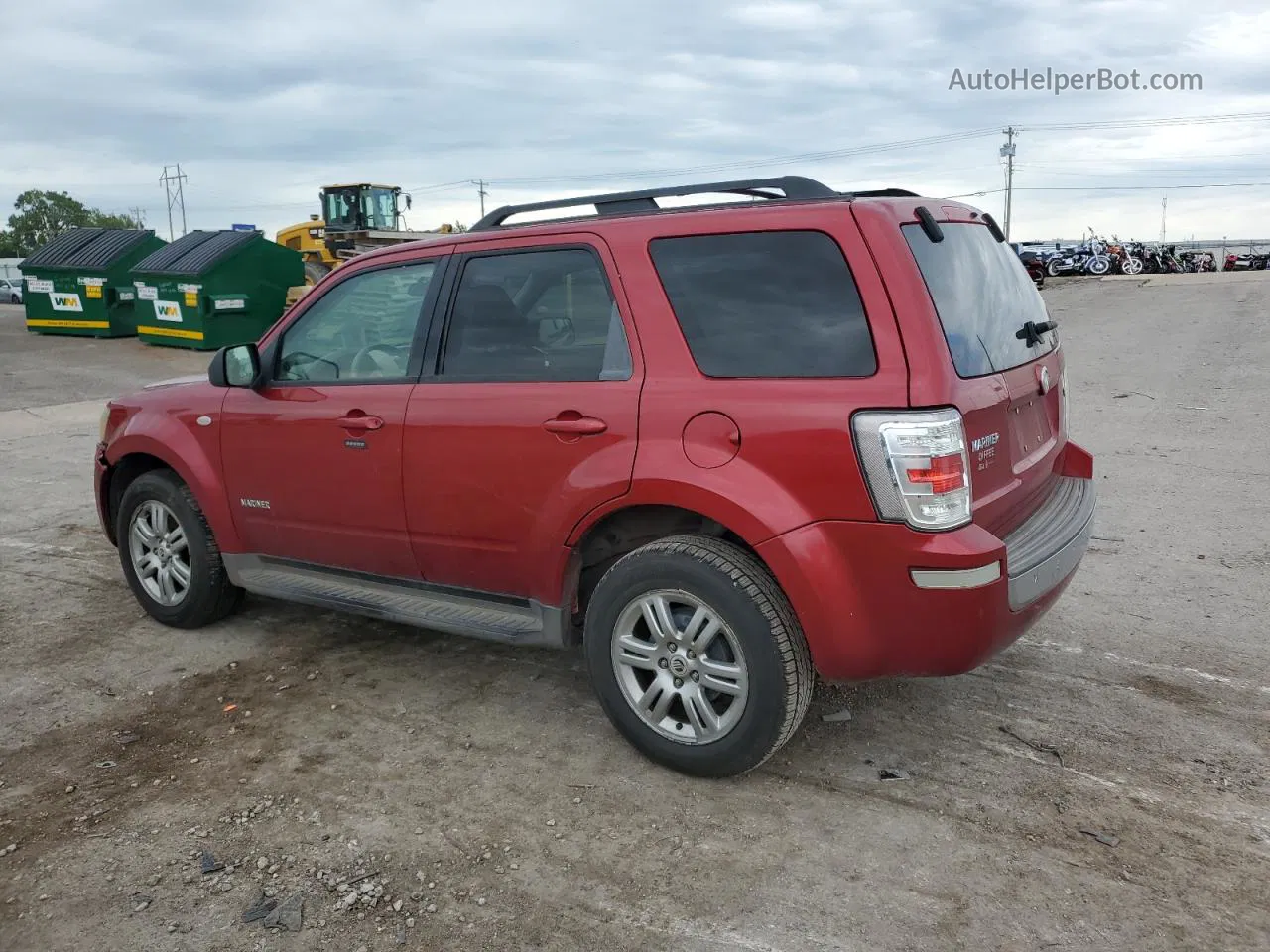 2008 Mercury Mariner  Red vin: 4M2CU81168KJ48994