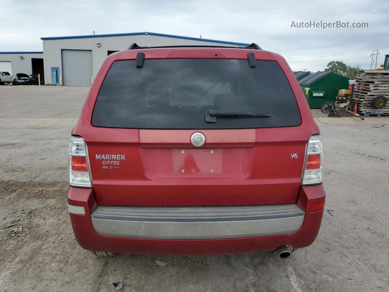 2008 Mercury Mariner  Red vin: 4M2CU81168KJ48994