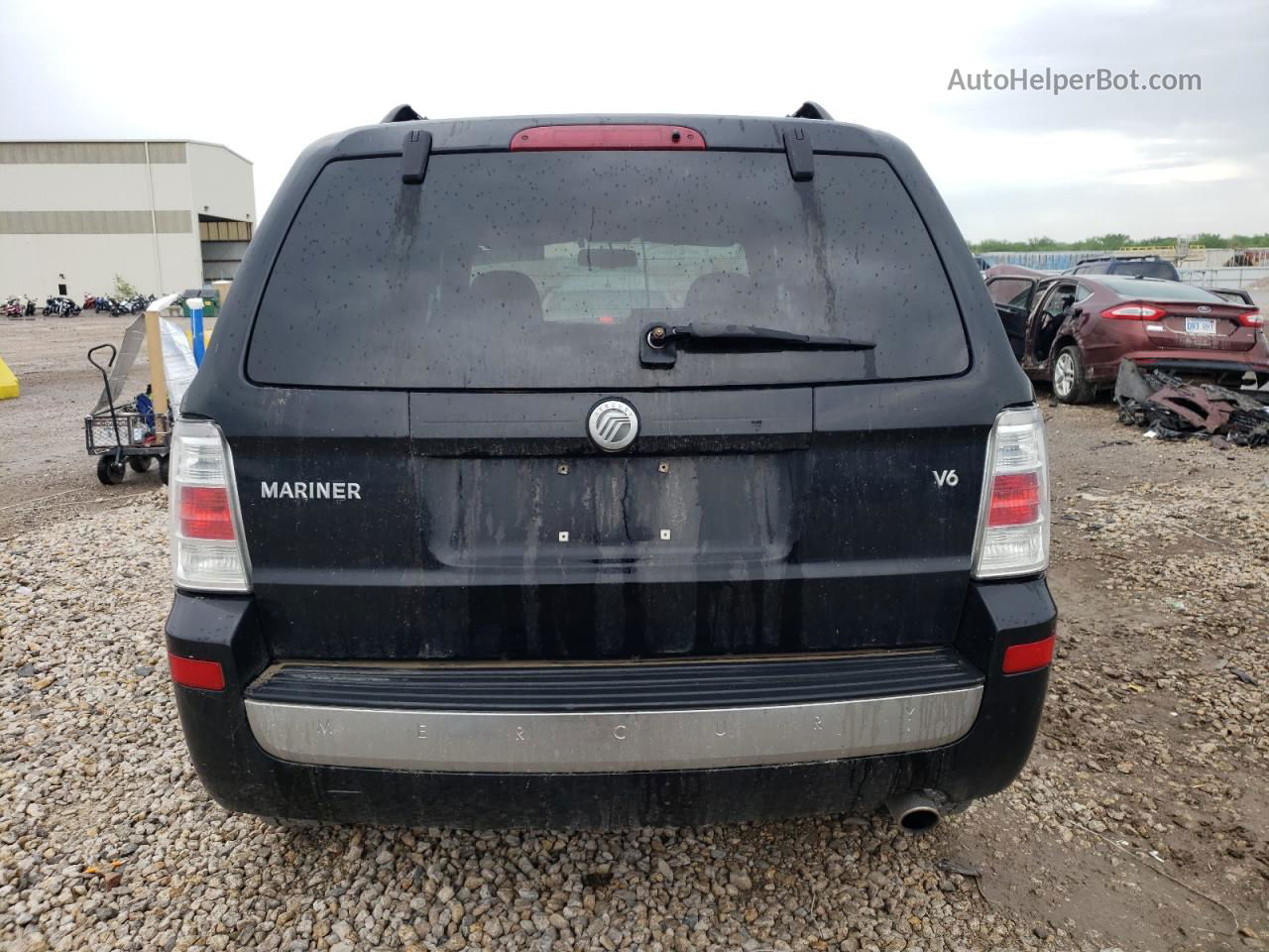 2008 Mercury Mariner  Черный vin: 4M2CU81188KJ49418