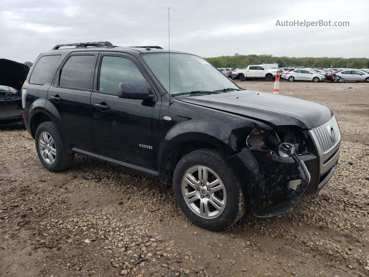 2008 Mercury Mariner  Черный vin: 4M2CU81188KJ49418