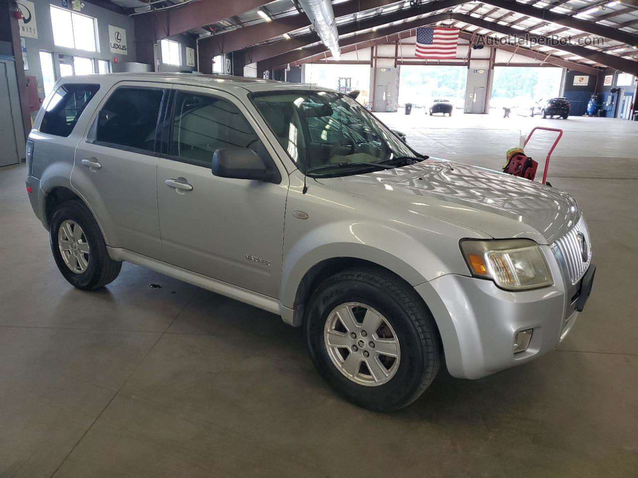 2008 Mercury Mariner  Silver vin: 4M2CU811X8KJ18350