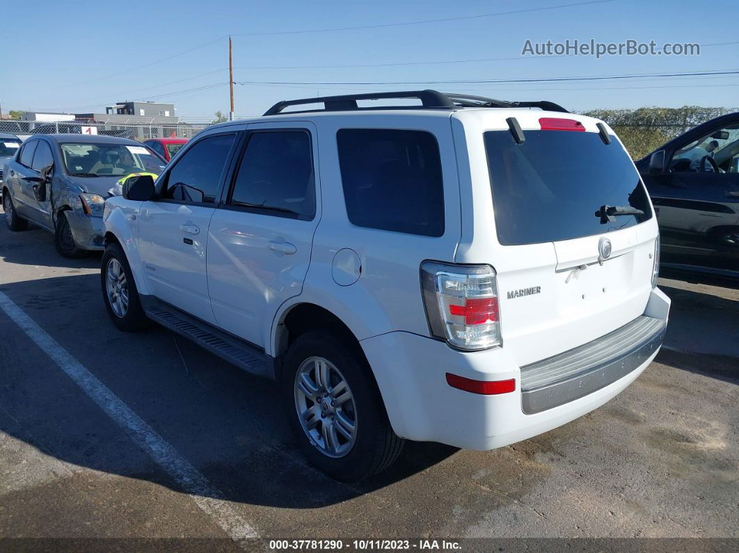 2008 Mercury Mariner V6 White vin: 4M2CU811X8KJ53115