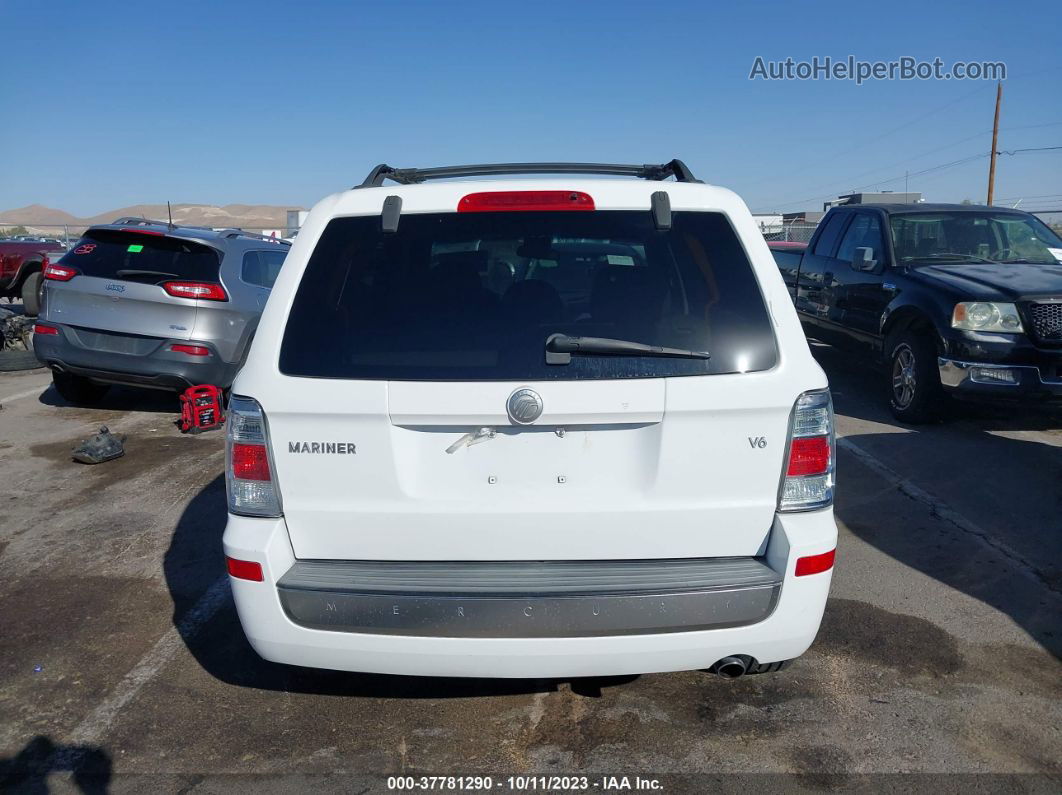 2008 Mercury Mariner V6 White vin: 4M2CU811X8KJ53115