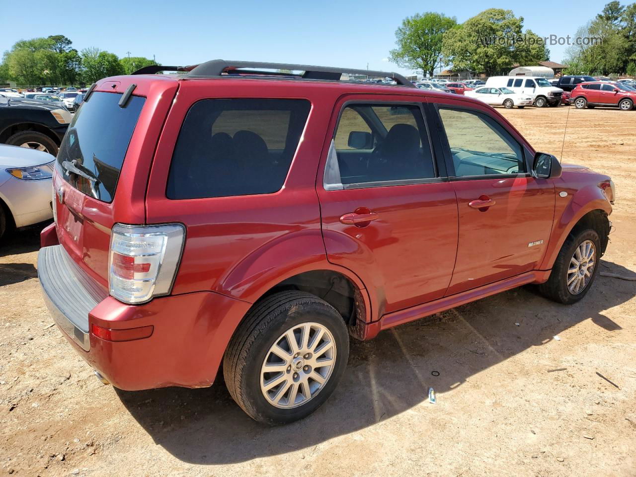 2008 Mercury Mariner  Red vin: 4M2CU81Z08KJ22834