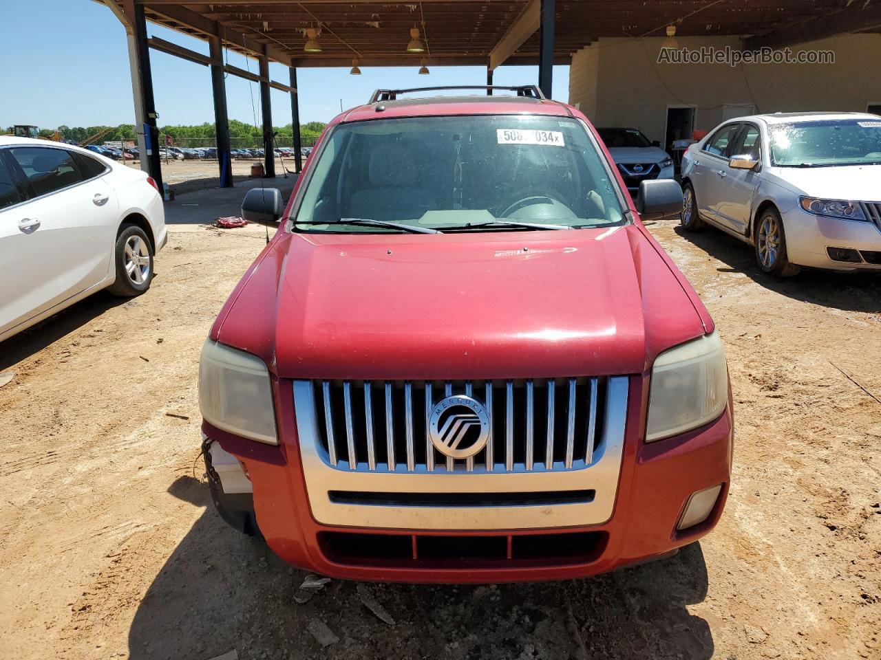 2008 Mercury Mariner  Красный vin: 4M2CU81Z08KJ22834