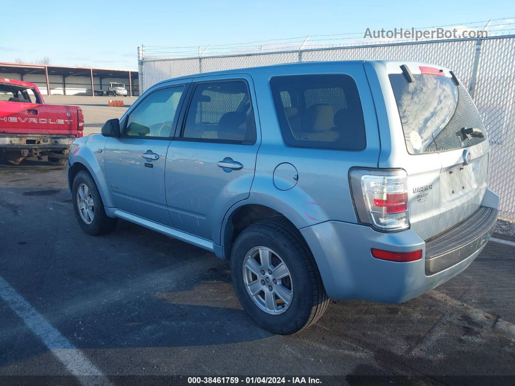 2008 Mercury Mariner I4 Light Blue vin: 4M2CU81Z08KJ42923