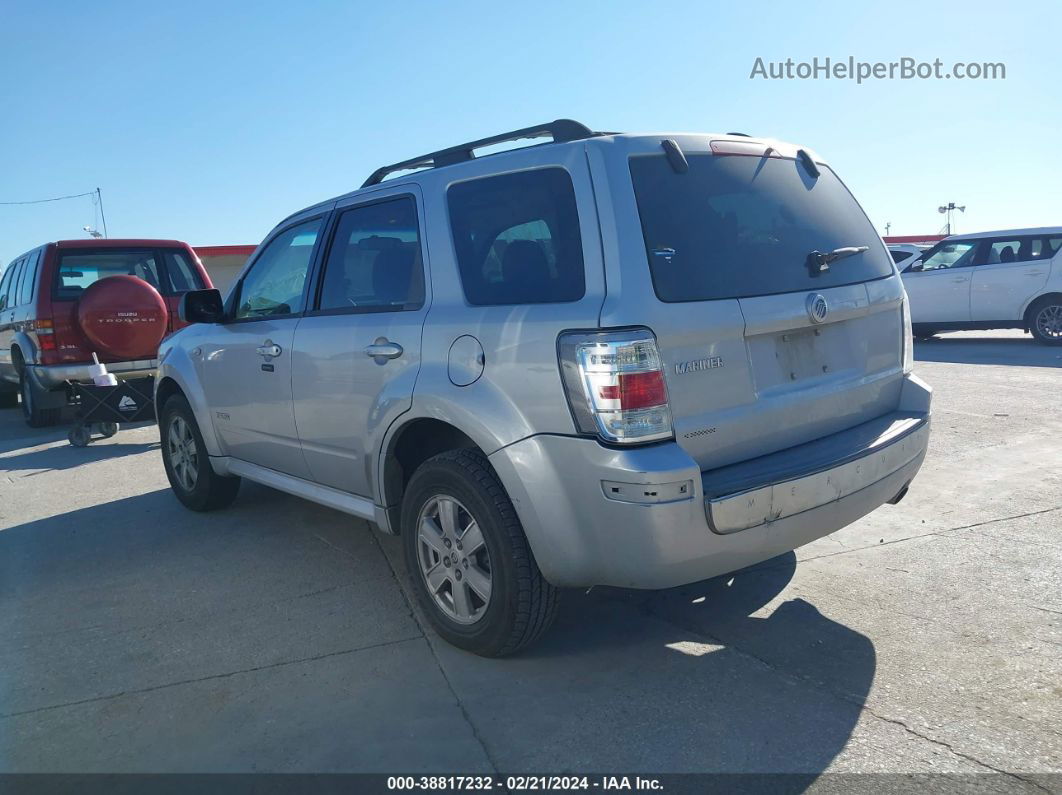 2008 Mercury Mariner I4 Silver vin: 4M2CU81Z18KJ20073