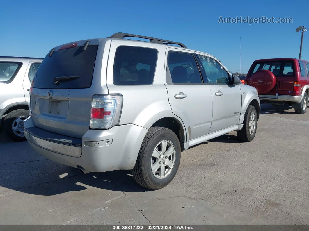 2008 Mercury Mariner I4 Silver vin: 4M2CU81Z18KJ20073