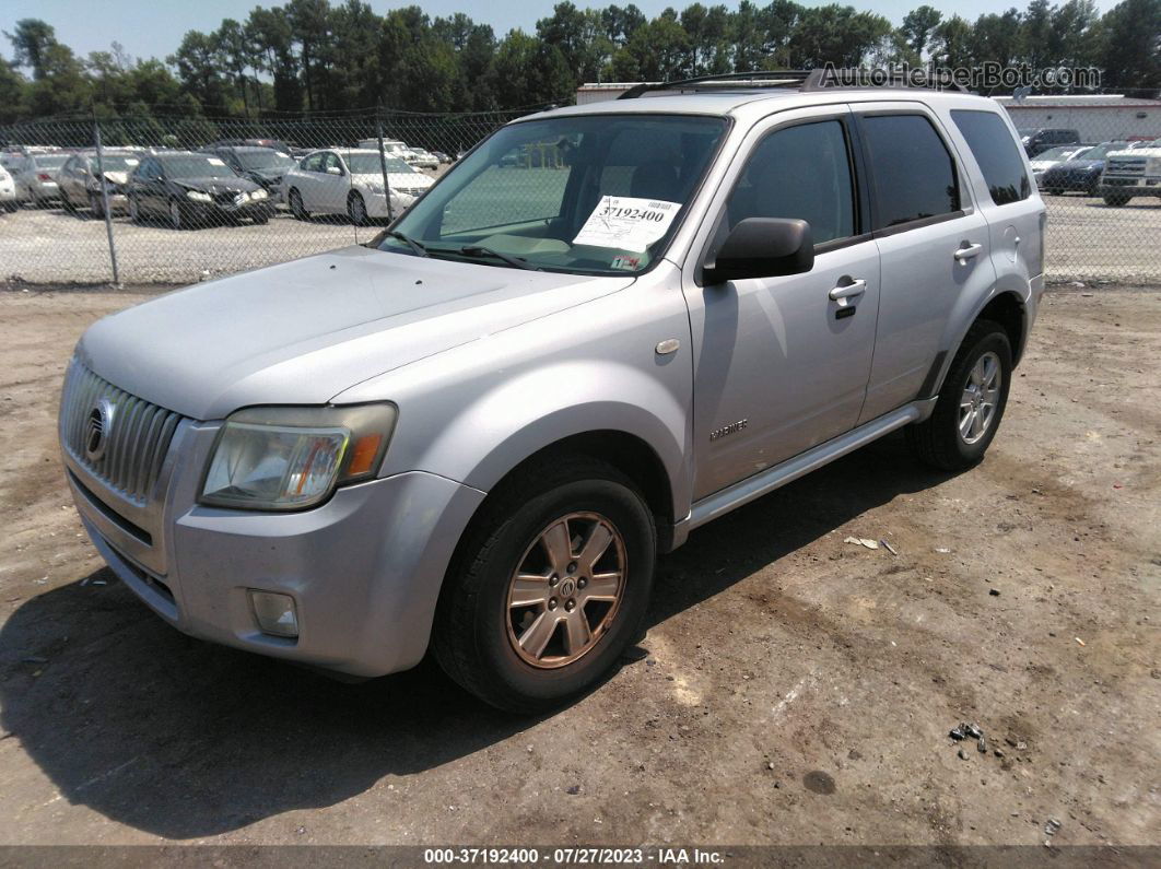 2008 Mercury Mariner   Silver vin: 4M2CU81Z18KJ24818