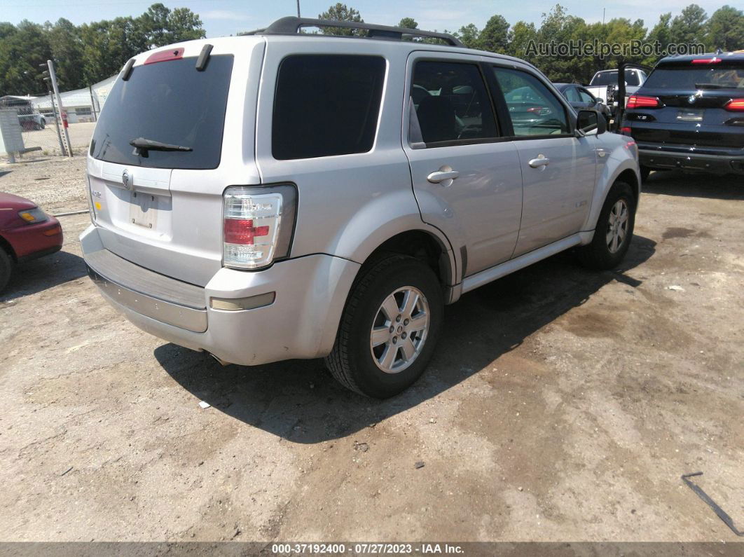 2008 Mercury Mariner   Silver vin: 4M2CU81Z18KJ24818