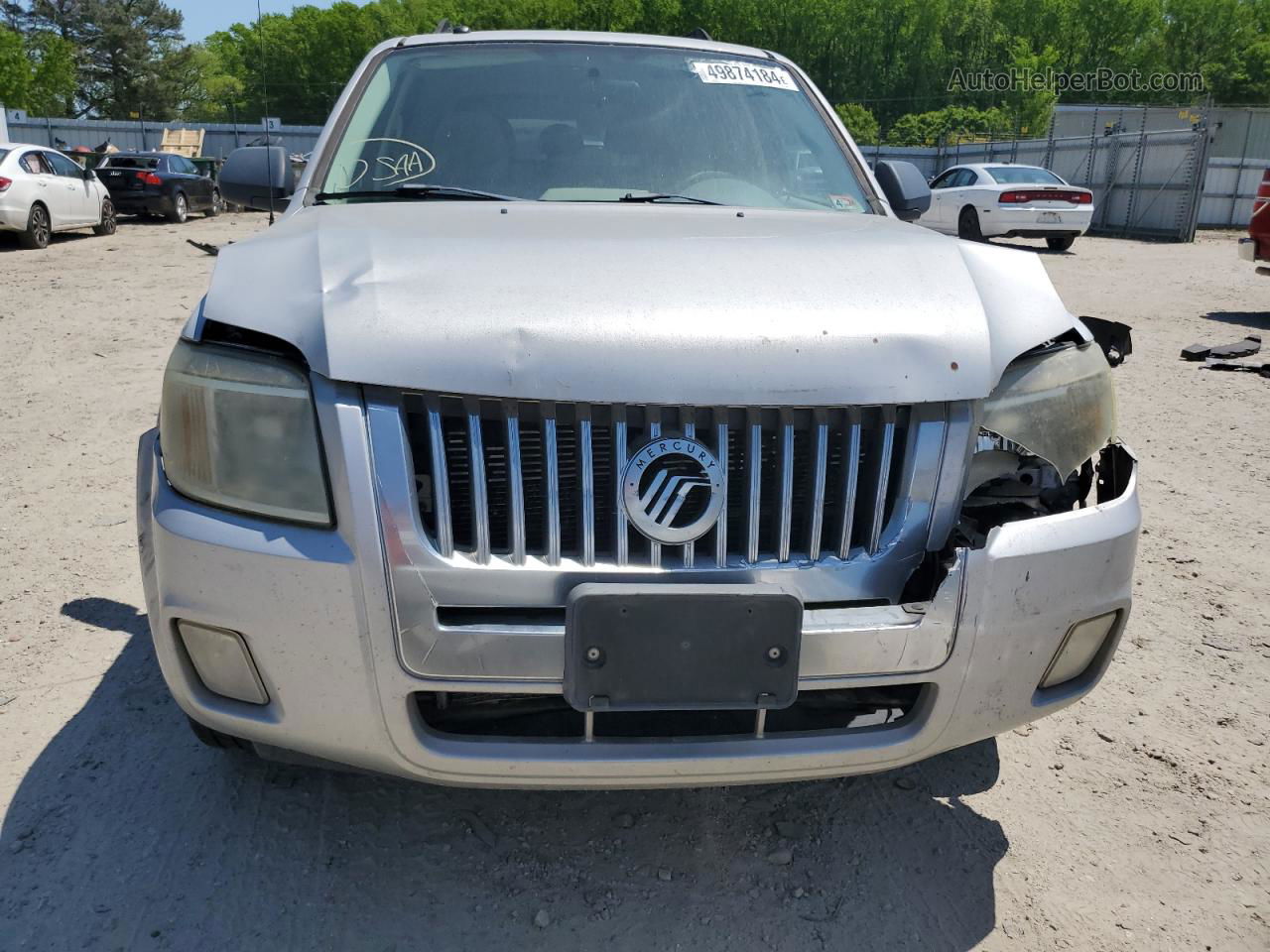 2008 Mercury Mariner  Silver vin: 4M2CU81Z18KJ48181