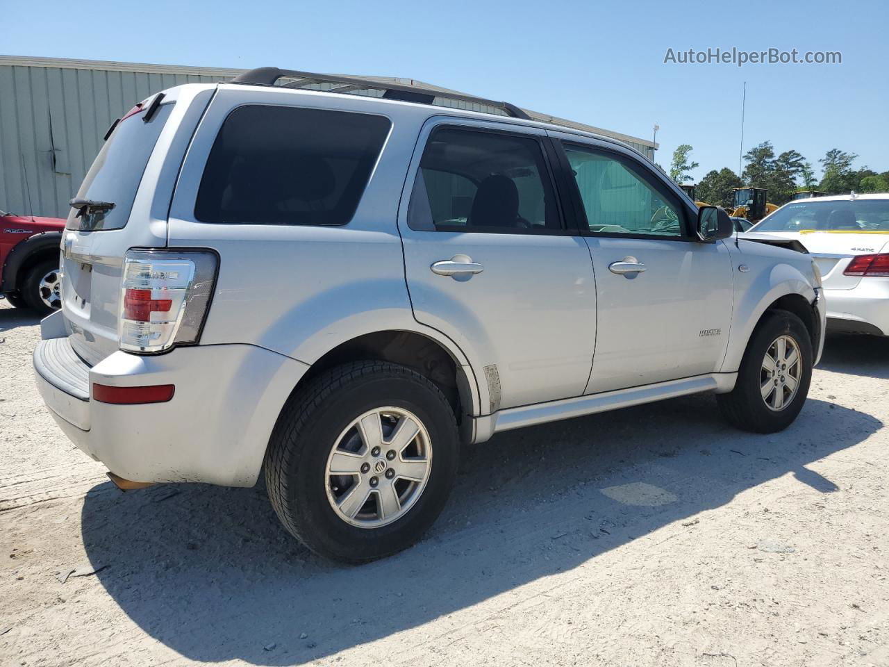 2008 Mercury Mariner  Silver vin: 4M2CU81Z18KJ48181