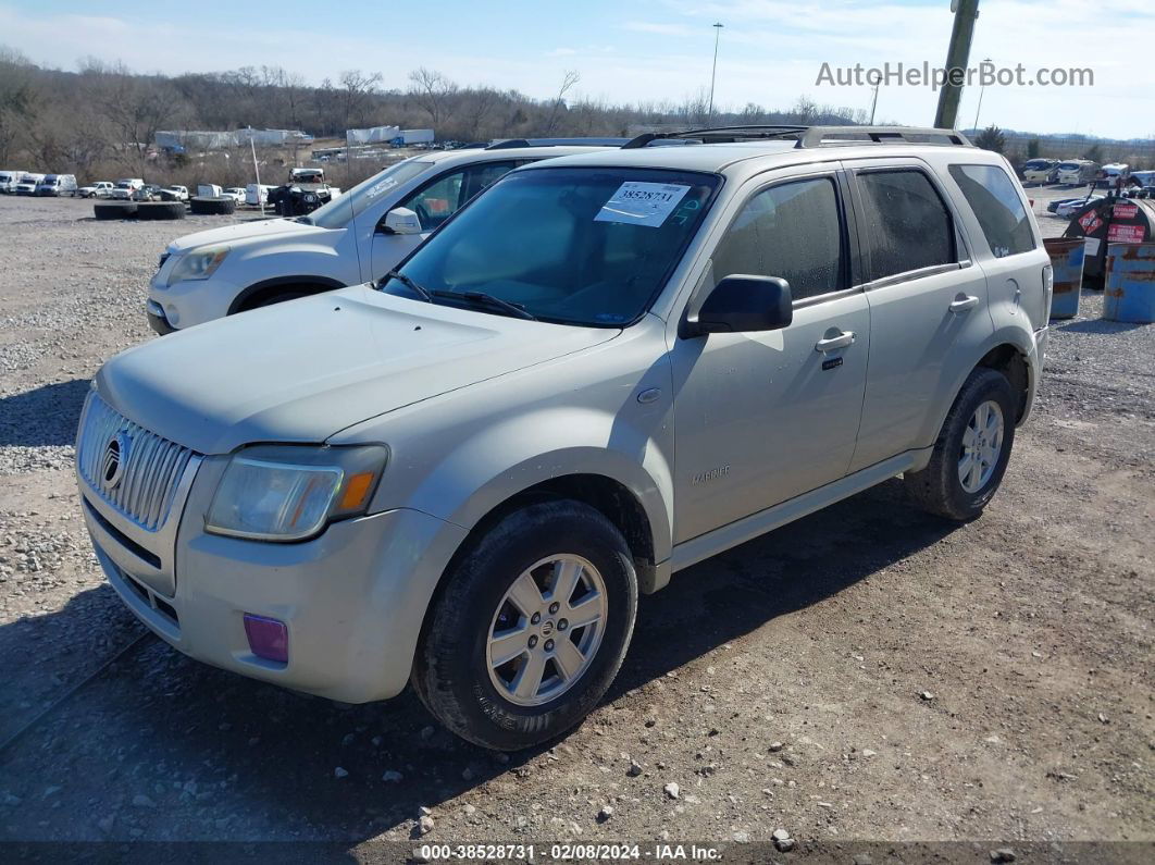 2008 Mercury Mariner I4 White vin: 4M2CU81Z28KJ42325