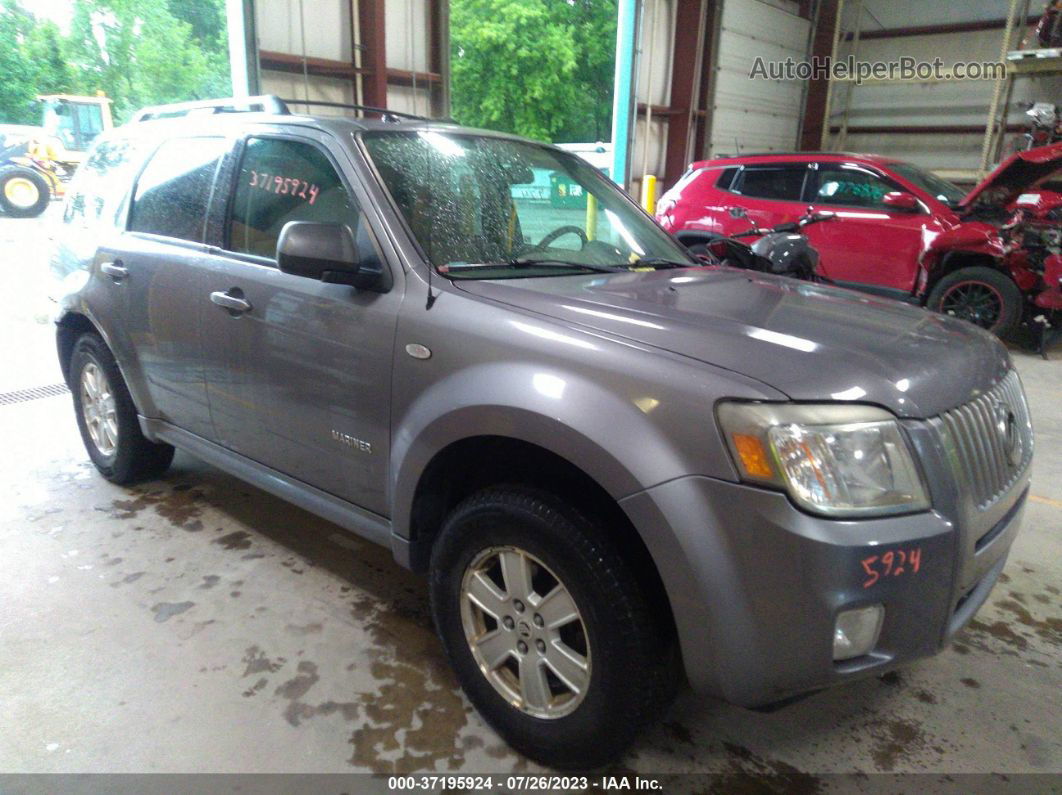 2008 Mercury Mariner   Gray vin: 4M2CU81Z48KJ42701