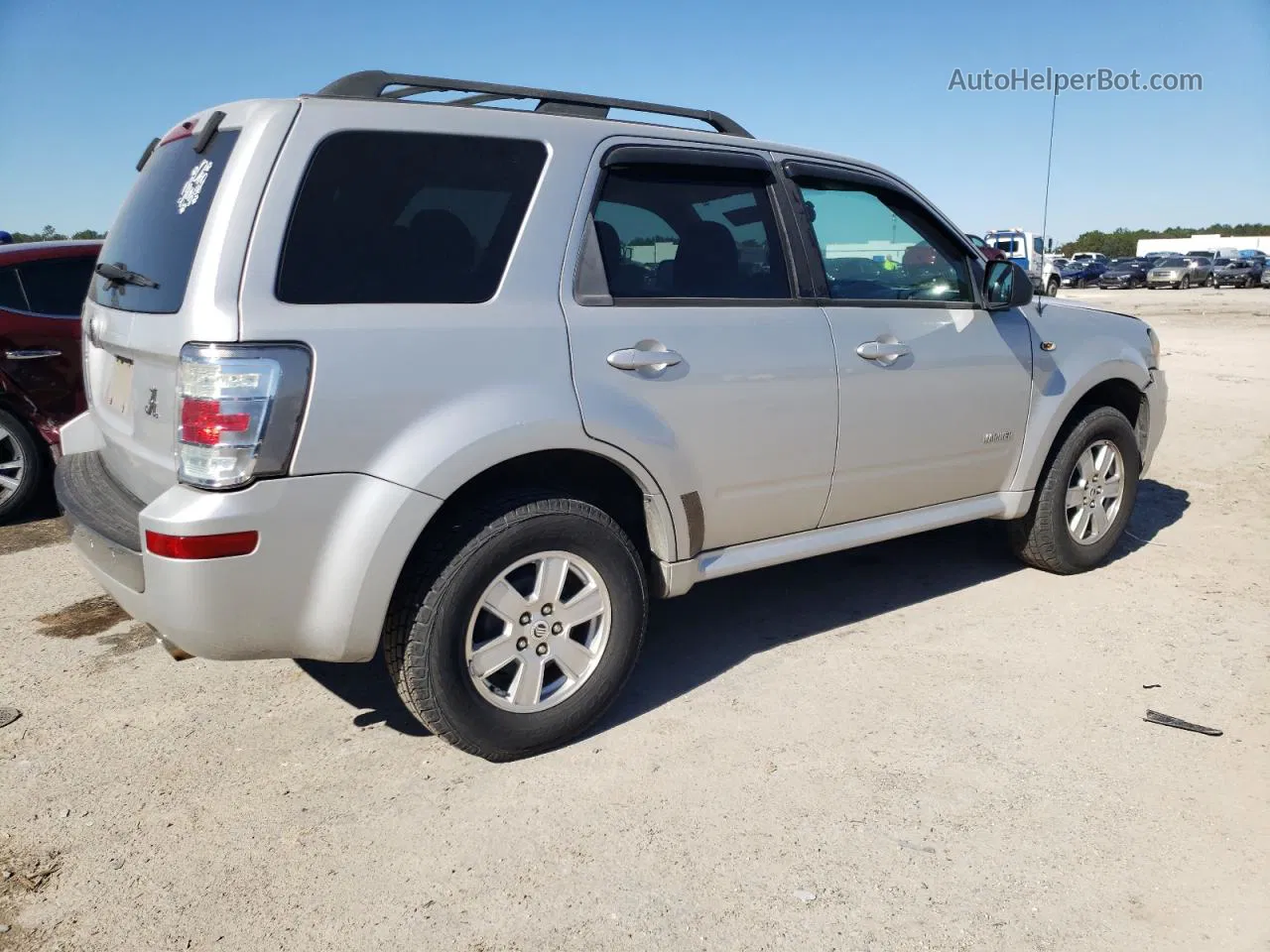 2008 Mercury Mariner  Silver vin: 4M2CU81Z58KJ05124