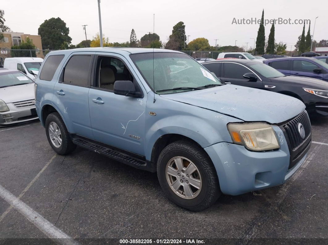 2008 Mercury Mariner I4 Blue vin: 4M2CU81Z58KJ40925