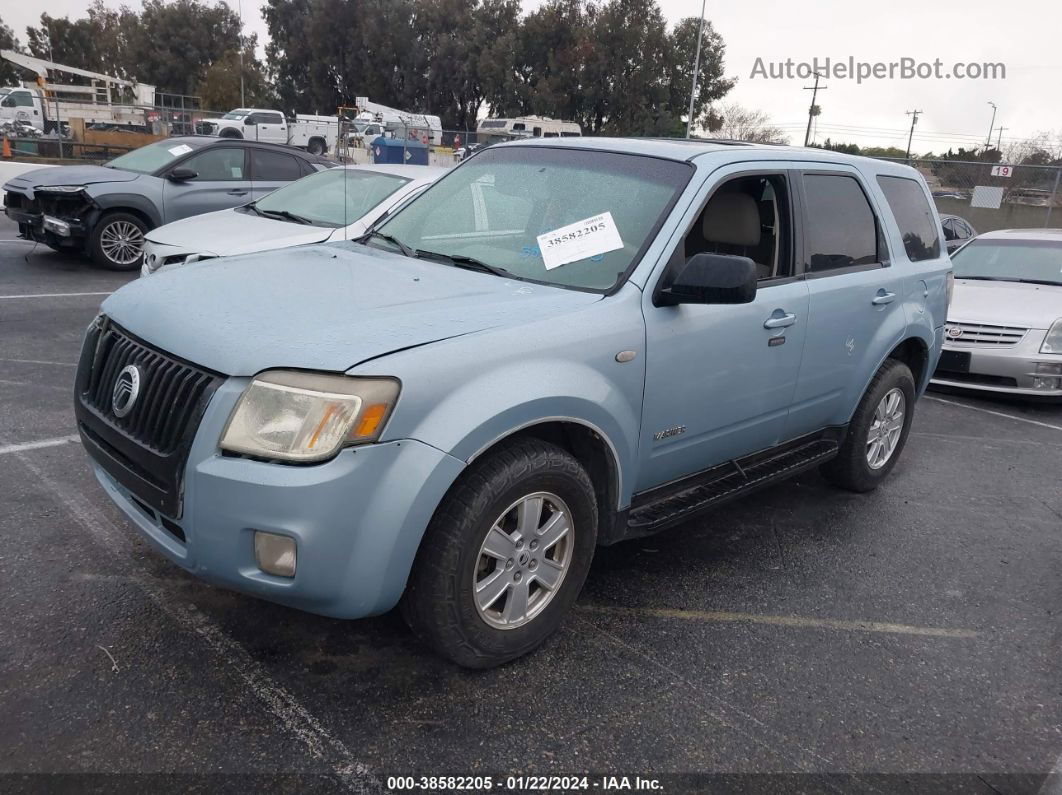 2008 Mercury Mariner I4 Blue vin: 4M2CU81Z58KJ40925