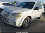 2008 Mercury Mariner I4 White vin: 4M2CU81Z68KJ49312