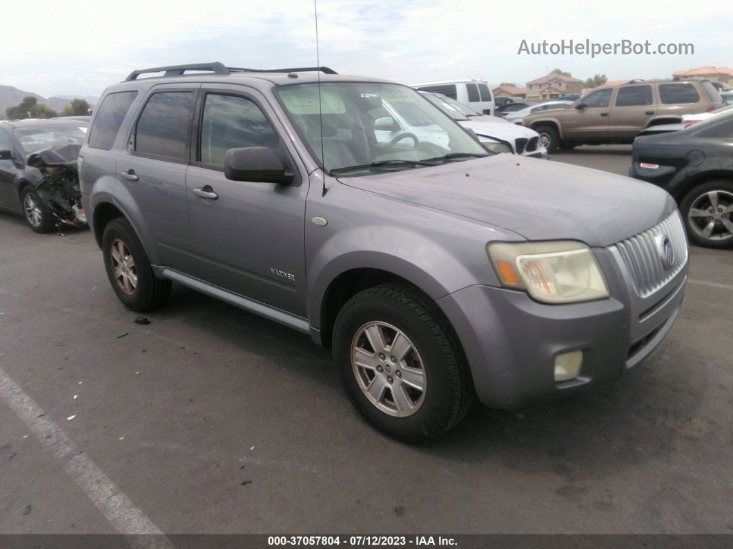 2008 Mercury Mariner   Gray vin: 4M2CU81Z78KJ12754